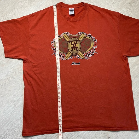Orange Maui Tribal T-Shirt - Picture 10 of 10